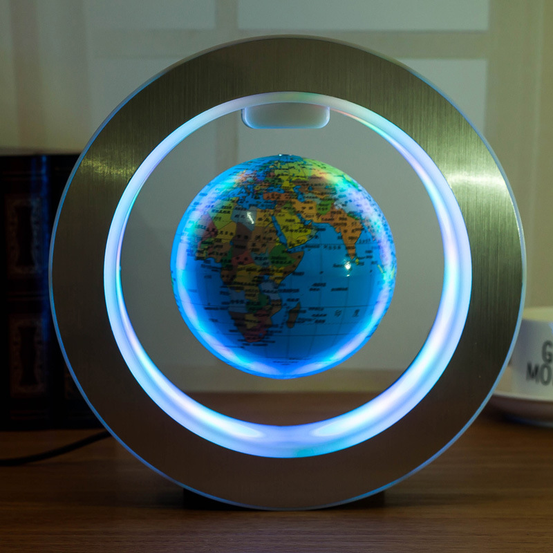 Floating LED world map